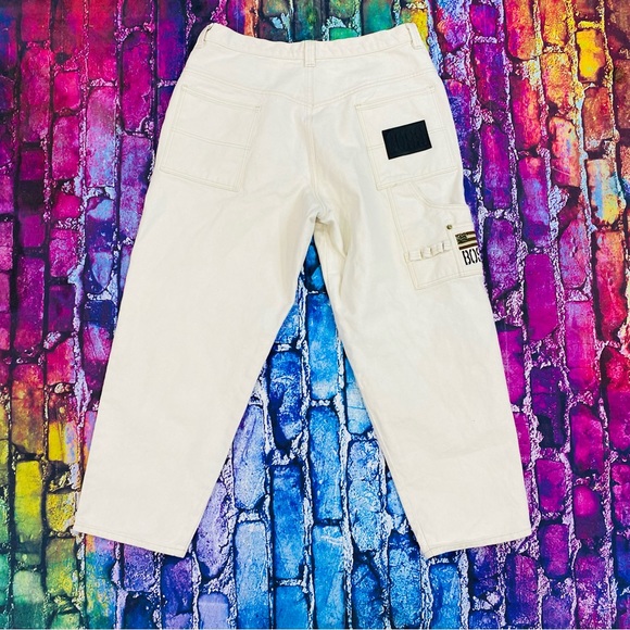 Boss Other - Vintage 90s Boss  Baggy Fit cream colored jeans size 38X32